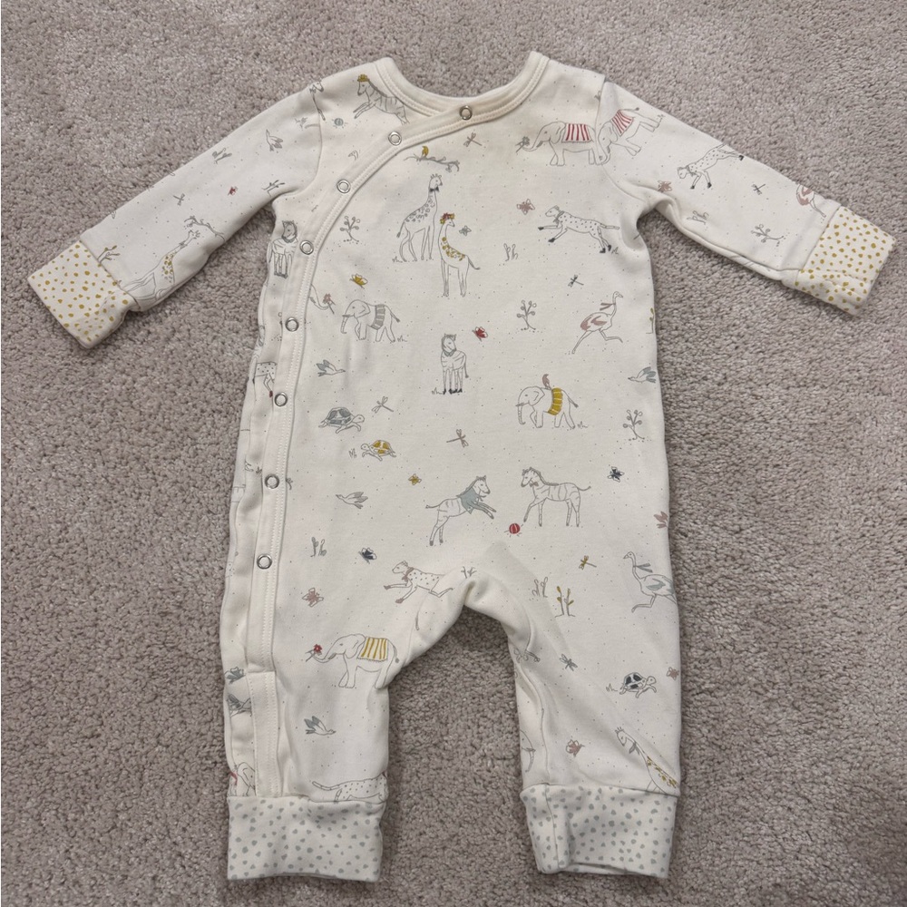 Pehr Kimono Romper - Circus Print - 3 to 6 months